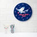 Rocket To The Moon - Personalised Wall Clock image 2
