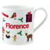Personalised China Mug - Christmas image 1