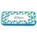 Named Pencil Tin - Blue Geo image 1