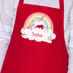 Rainbow Unicorn Personalised Apron - Age 7-10 image 2