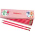 Box of 12 Named HB Pencils - Robots image 1
