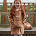 Personalised Teddy Cushion Hooded Poncho 2